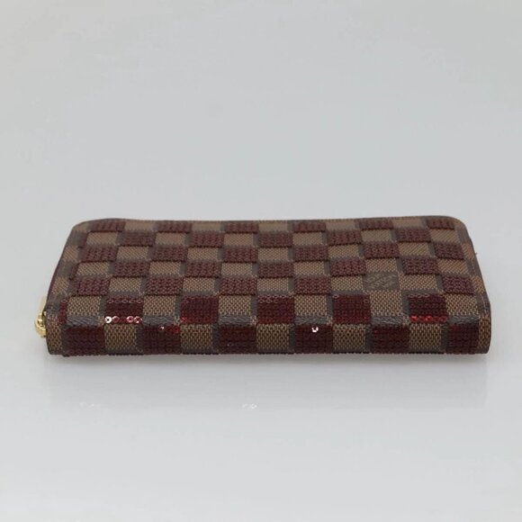 LOUIS VUITTON Damie Payette Zippy Wallet Long Wallet Red - Picture 6 of 16